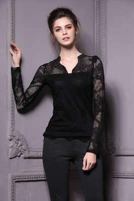 金衣國(guó)際 一站式歐洲站深圳精品女裝批發(fā)，秋冬打底衫與蕾絲衫領(lǐng)航時(shí)尚